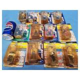 12 Mini Bobble Heads.  NASCAR.  Look at the