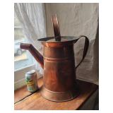 Copper kettle.