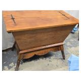 Dough box modified top with hinge.  Look at the