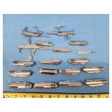 18 pen knives.  Various makers and conditions.