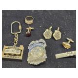 Lot - Delaware Toll Collectors Badge, Glitzy