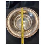 9" Sterling silver bowl,   Look at the photos for