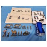 Metal Soldiers. Confederate Soldiers, Union.