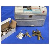 Lot of blank keys - 11 boxes  and some extras in