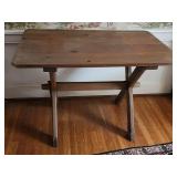 Pine colonial revival saw buck table.