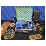 3 Batometers,  Pentax Auto 110 camera with case