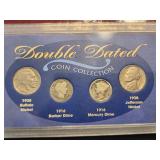 Double Dated coin collection 1938 Buffalo Nickel,