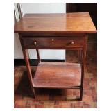 Custom made  side table/ Washstand withdrawer,
