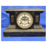 Waterbury Metal Case Mantle Clock, Waterbury