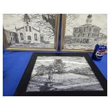 3 Oxford PA prints each  measures 14:ï¿½11" look at