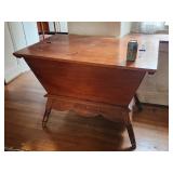 Dough box modified top with hinge.