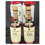 1982 and 1984 Seagrams V.O. Canadian Whiskey.   6