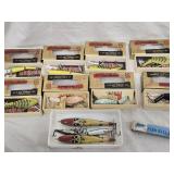 Fishing Lures - 8 with boxes,  4 loose and a tube