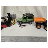 Bruder Toys - Land Rover,  Mini Dumper, Fork Lift