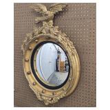 Ethan Allen Federal Revival Convex Bulleye Mirror