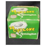 500 Rounds Remington v22 Cyclone Ammo.  Box is