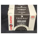 Federal 325 rounds 22 cal. Bullets.