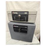 2 Sentry Safes -  1100 suitcase style with key
