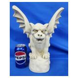 Chaulkware Gargoyle 12.5" H x 9.5" W.  Look at