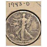 1943 D Walking Liberty Half Dollar look at