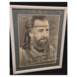 Hippie Spiro T. Agnew Poster framed and matted,