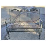 MCM Salterini Wrought Iron Glider look at