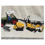 Bruder Toys - Tractor with Driver and wagon, mini