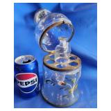 Victorian decanter and caster.   Look at the