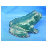 Vintage cast iron frog doorstop stop.   3" H.