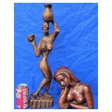 2 MCM Statuary figurines - German Achatot