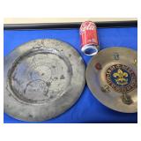 Gulph Mills Gun Club 12'  Pewter Plate  by Miller