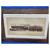 Vintage print of P. R.R. engine No 661 and coal