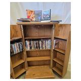 Oak CD Cabinet and CD movies and shows Myami