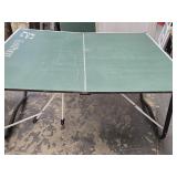 East Point Folding Ping Pong Table folds into 2
