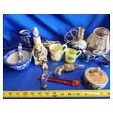 Chaulkware sailor lamp, Souvenir Cup "Granger