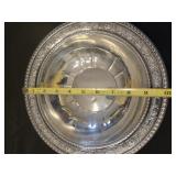 Streling Silver 10 inch bowl.  Dent in bottom.