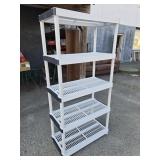 Plastic Shelf measures 36"ï¿½18" 72"  look at