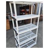 Plastic Shelf measures 36"ï¿½18" 72"h  look at