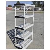 Plastic Shelf measures 72"h 36"ï¿½18" look at