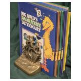 Pair Ship Bookends and Sesame Street Book 2-8 ,