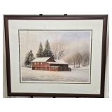 "FACING WINTER" by Julie Longacer signed and