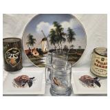 Lot- 1970 Handpainted 12" Ceramic Dutch  wall