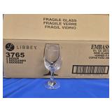 24 Libbey Embassy 8.5 oz. Wine Glasses #3765, one