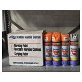 20 Can of Spray Marking Paint , one case and 8
