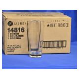 12 Libbey 16 oz. Pub Glasses #14816  one case