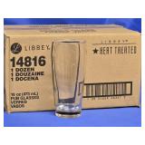 12 Libbey 16 oz. Pub Glasses heat treated look at