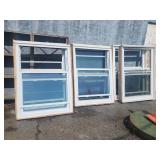 6 used windows.   PICK UP ONLY.   Look at the