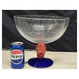 Kosta Boda  Terrazzo glass bowl  signed by  Ann