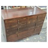 MCM Mahogany Dresser with 3 drawers made by