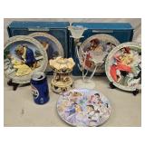 3 Disney Animated Classic Plates Sleeping Beauty